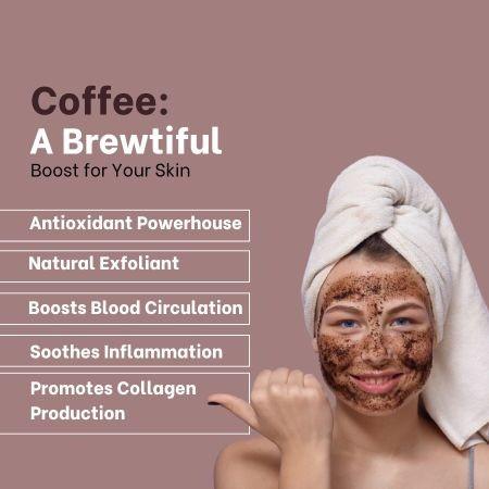 How does coffee contribute to skin care
